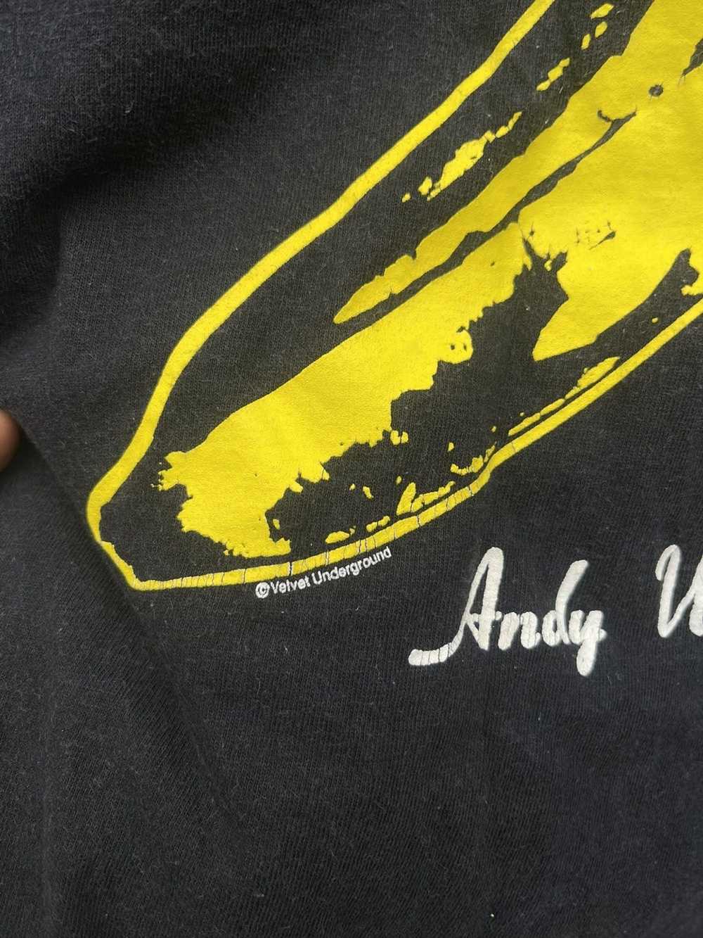 Andy Warhol × Band Tees × Vintage RARE! Vtg 90’s … - image 3