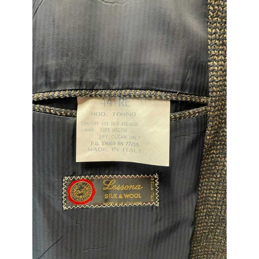 Vintage Vito Rufolo Lessona 55% Wool 45% Silk Men… - image 11