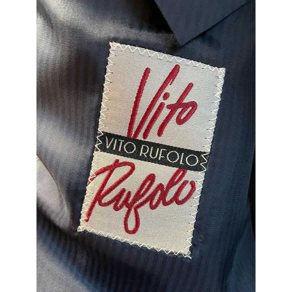 Vintage Vito Rufolo Lessona 55% Wool 45% Silk Men… - image 8