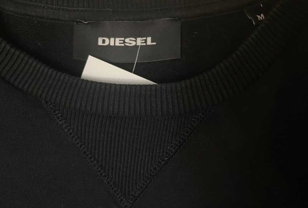 Diesel × Vintage Diesel black sweatshirt iconic “… - image 3