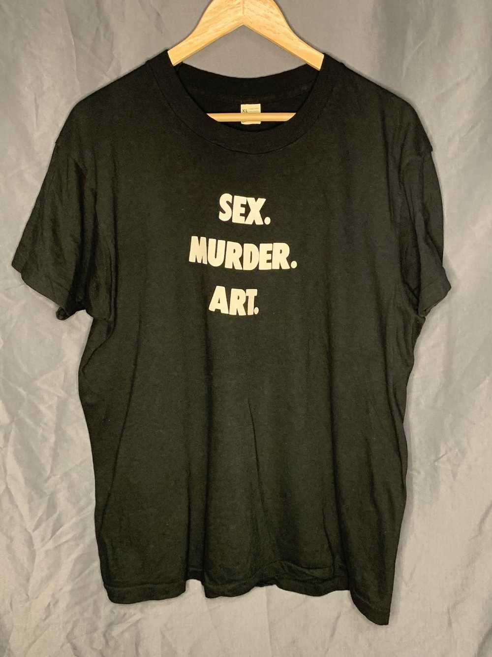 Band Tees × Slayer × Vintage 1980s Sex.Murder.Art… - image 1