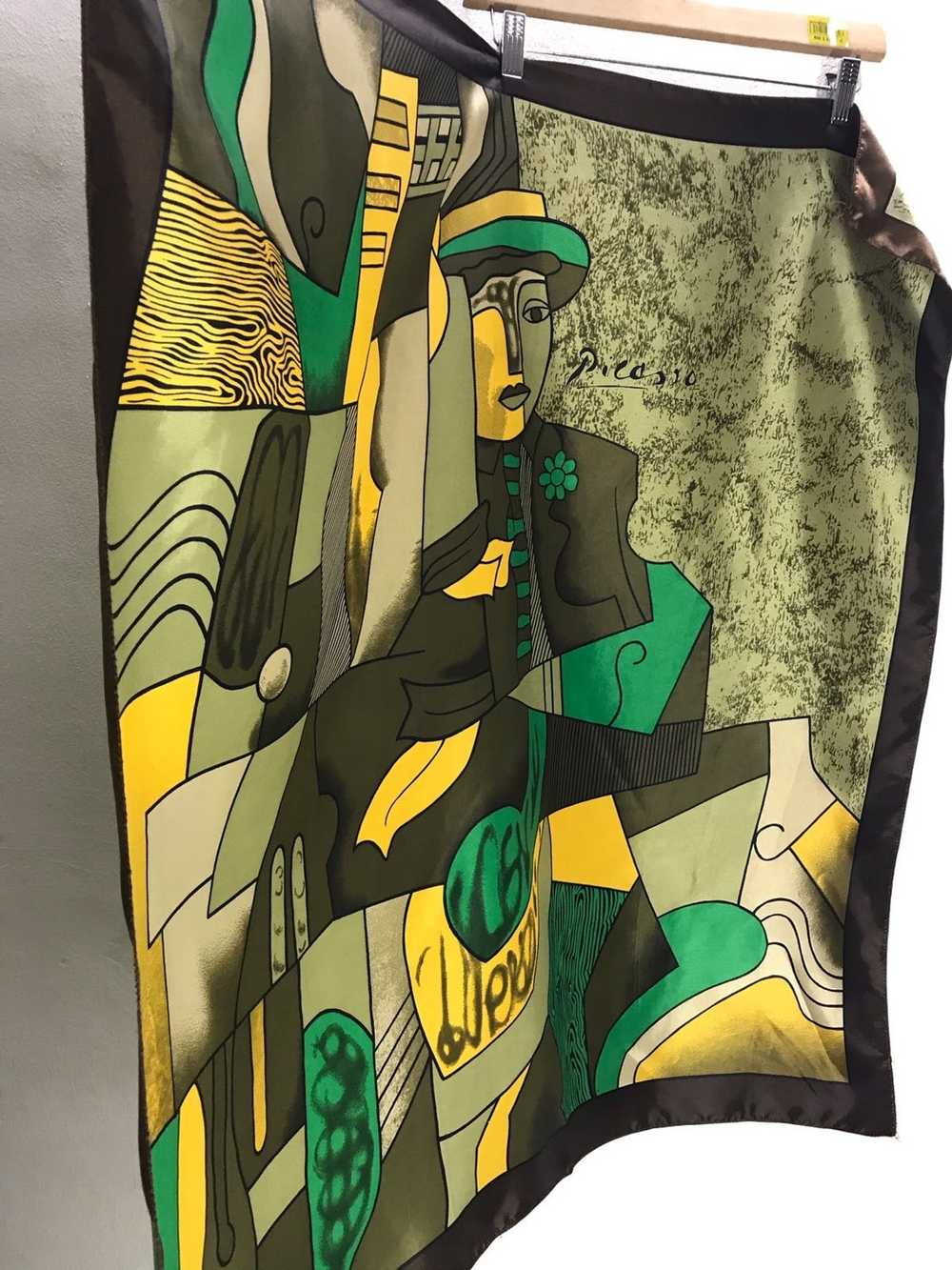 Picasso Vintage Japanese Brand Picasso scarf - image 2
