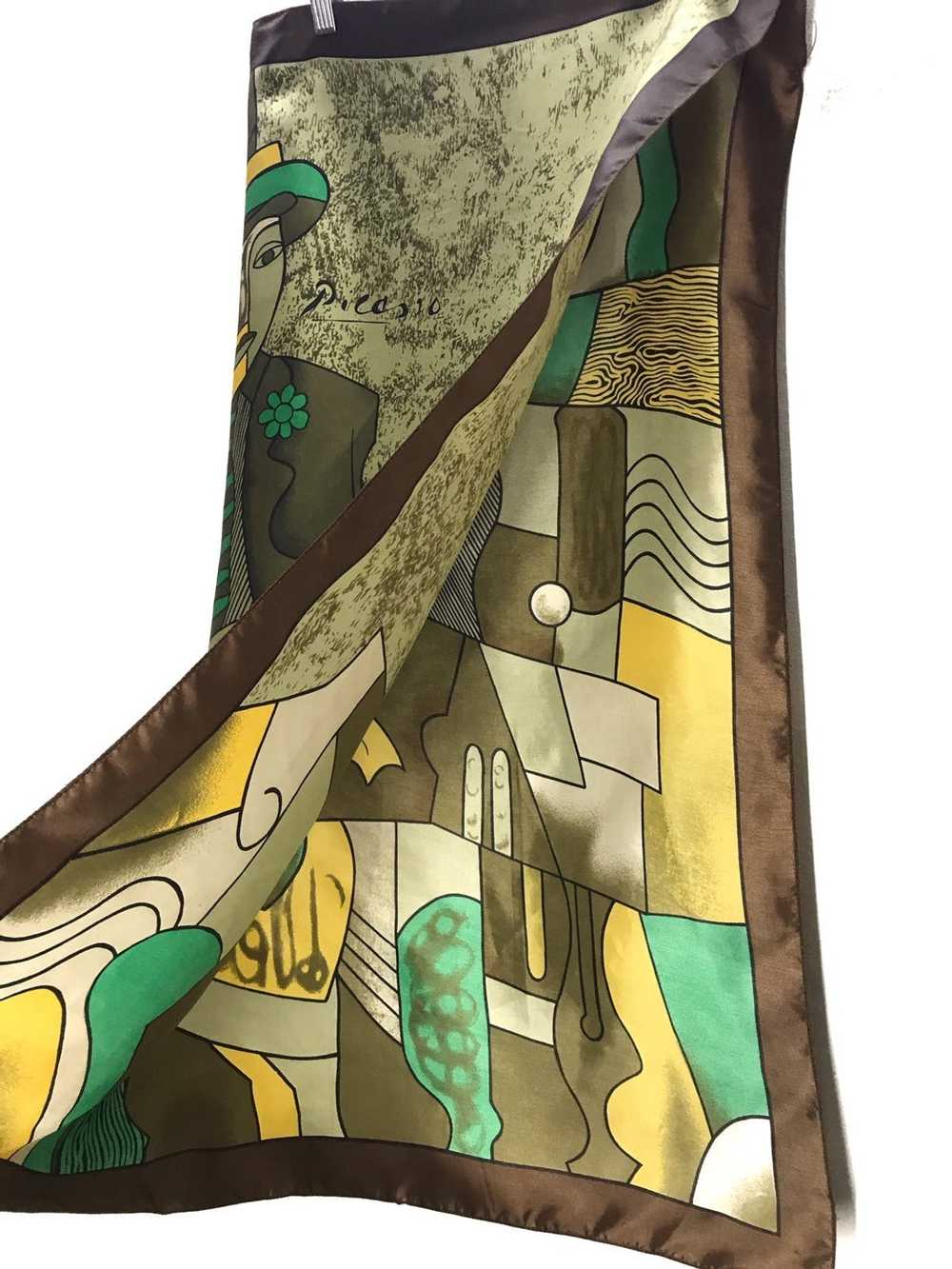 Picasso Vintage Japanese Brand Picasso scarf - image 6