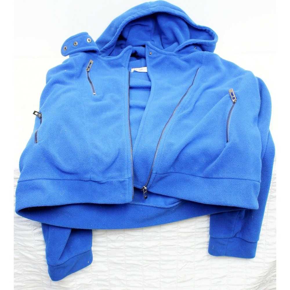 Other DOUBLJU Blue Fleece ZIp-Up Hoodie Women's S… - image 10