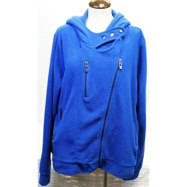 Other DOUBLJU Blue Fleece ZIp-Up Hoodie Women's S… - image 1