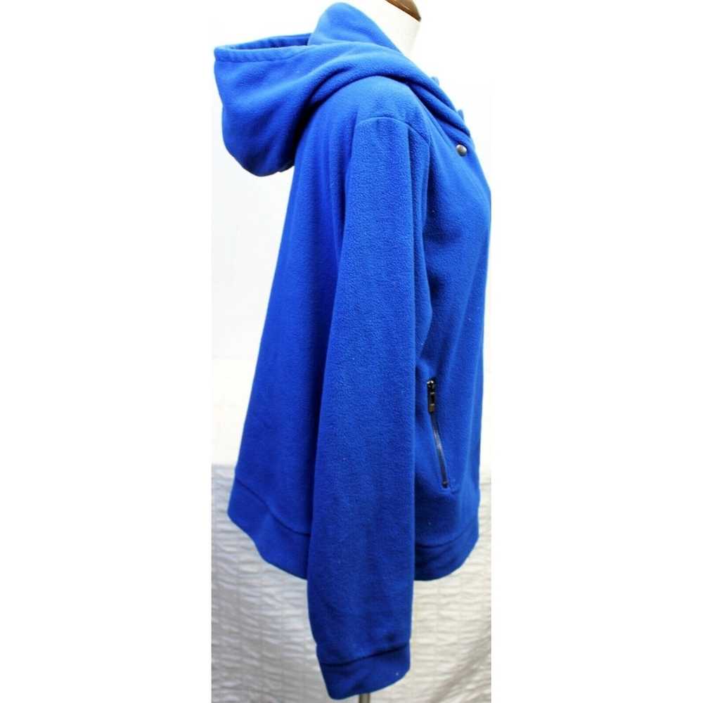 Other DOUBLJU Blue Fleece ZIp-Up Hoodie Women's S… - image 2