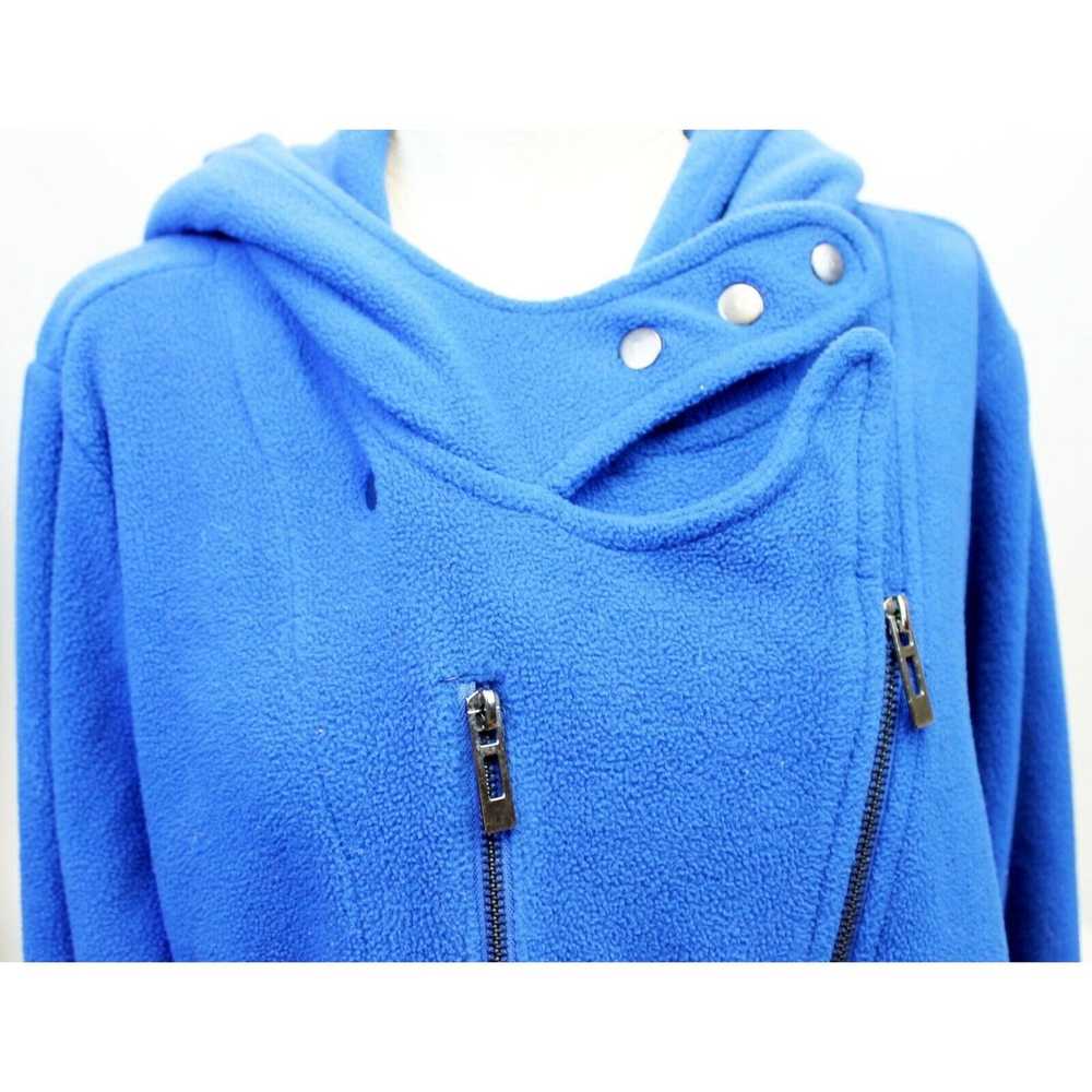 Other DOUBLJU Blue Fleece ZIp-Up Hoodie Women's S… - image 5