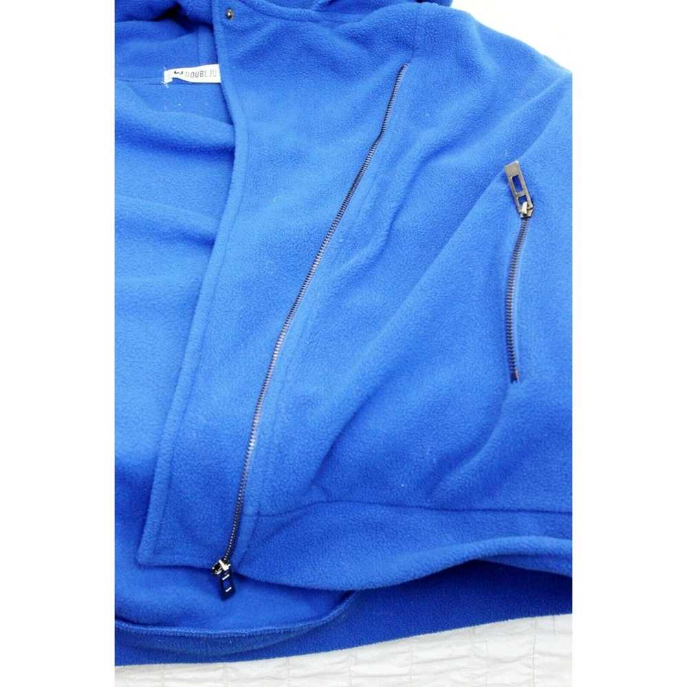 Other DOUBLJU Blue Fleece ZIp-Up Hoodie Women's S… - image 9