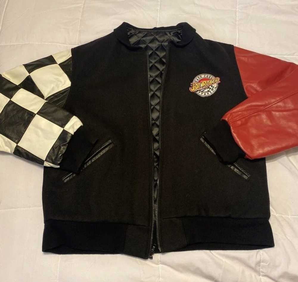 Custom Red Black-Gold Bomber Full-Snap Varsity Letterman Two Tone Jacket  Free Shipping – Fiitg