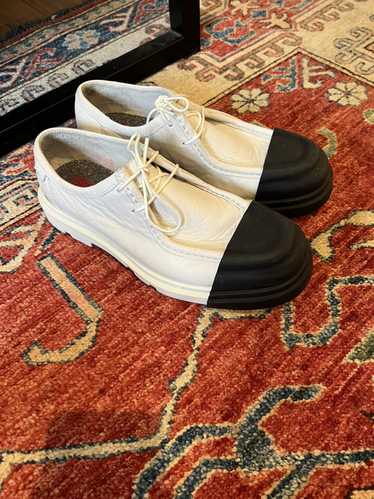 Camper Camper white leather shoes with detachable 