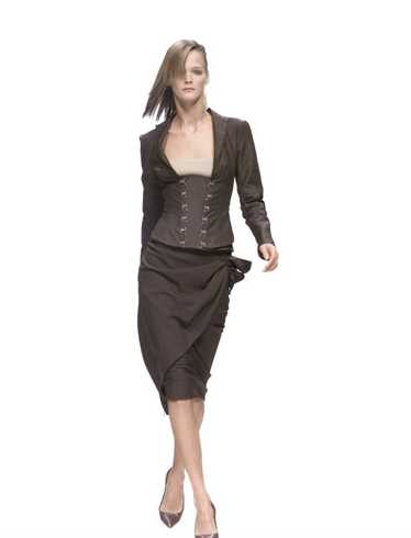 Saint Laurent Dress Black RTW “Mono-boob” Size 40