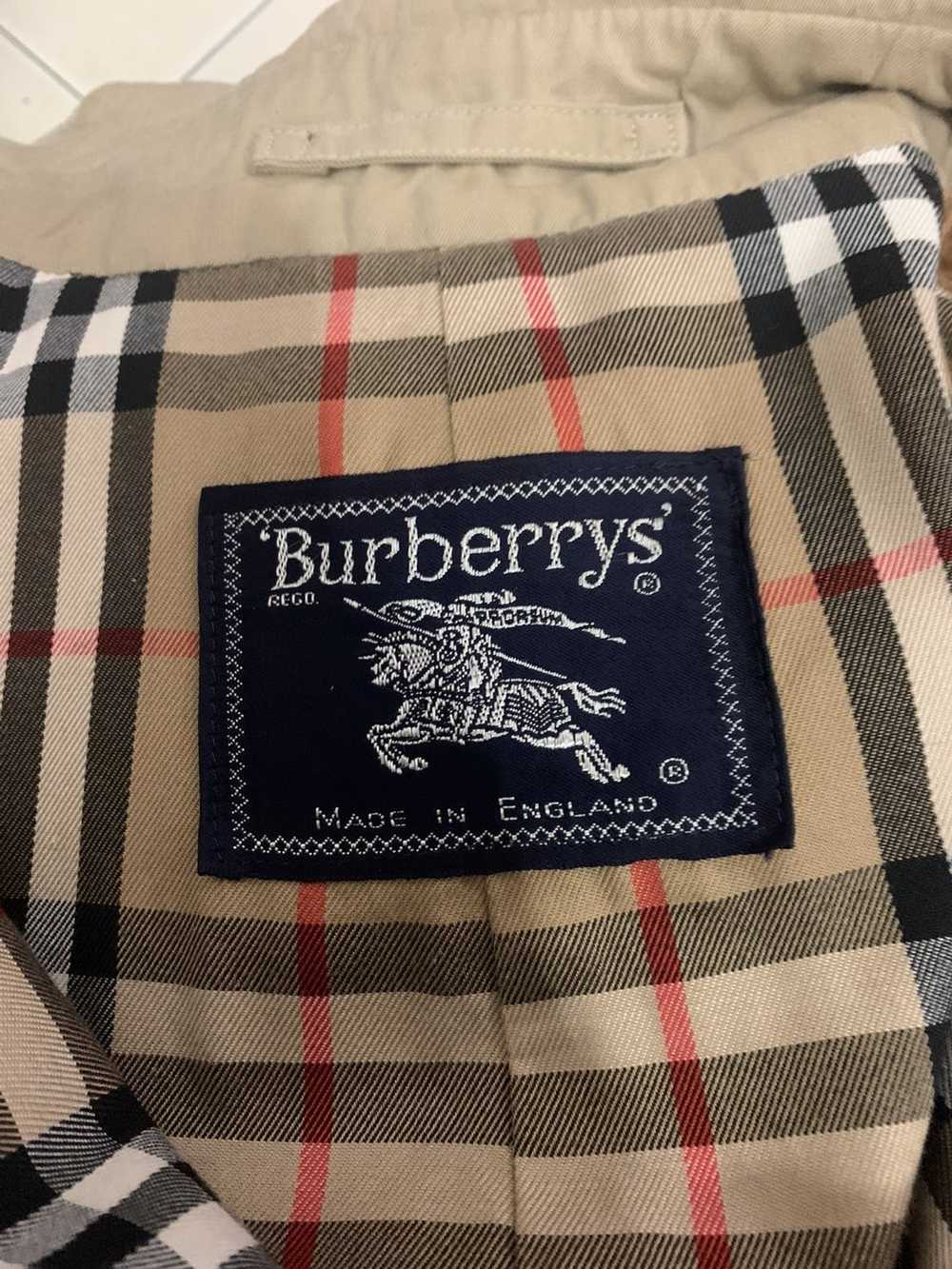 Burberry × Vintage Burberrys London Classic Trenc… - image 7