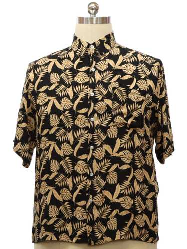 1990's Casual Point Mens Rayon Hawaiian Shirt