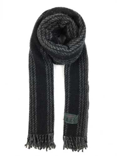 小物 Yohji Yamamoto Wool Muffler Scarf A in Black – SVRN