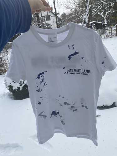 Helmut Lang Standard Painter Embroired T-Shirt Hel