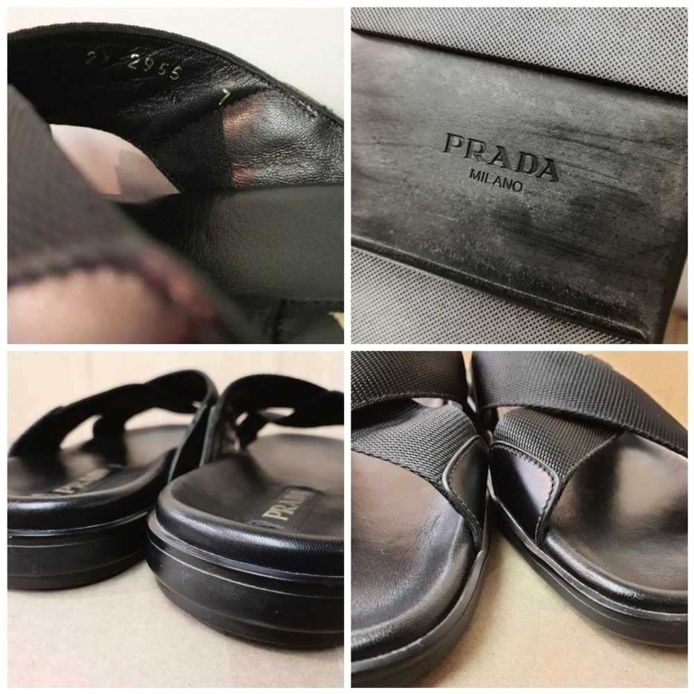 Prada PRADA Black leather slipper - image 10