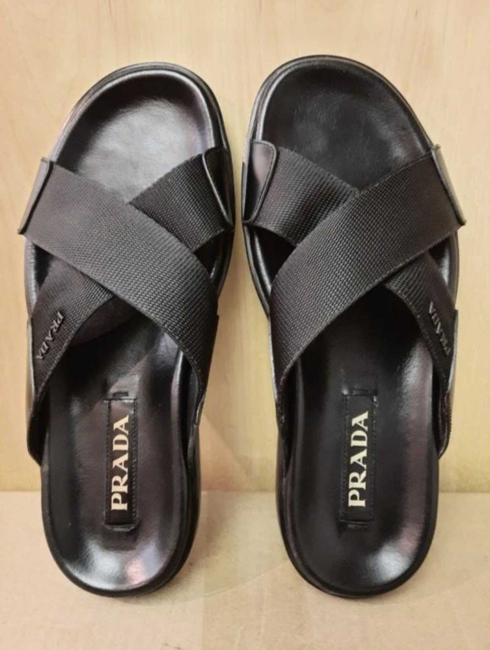 Prada PRADA Black leather slipper - image 1