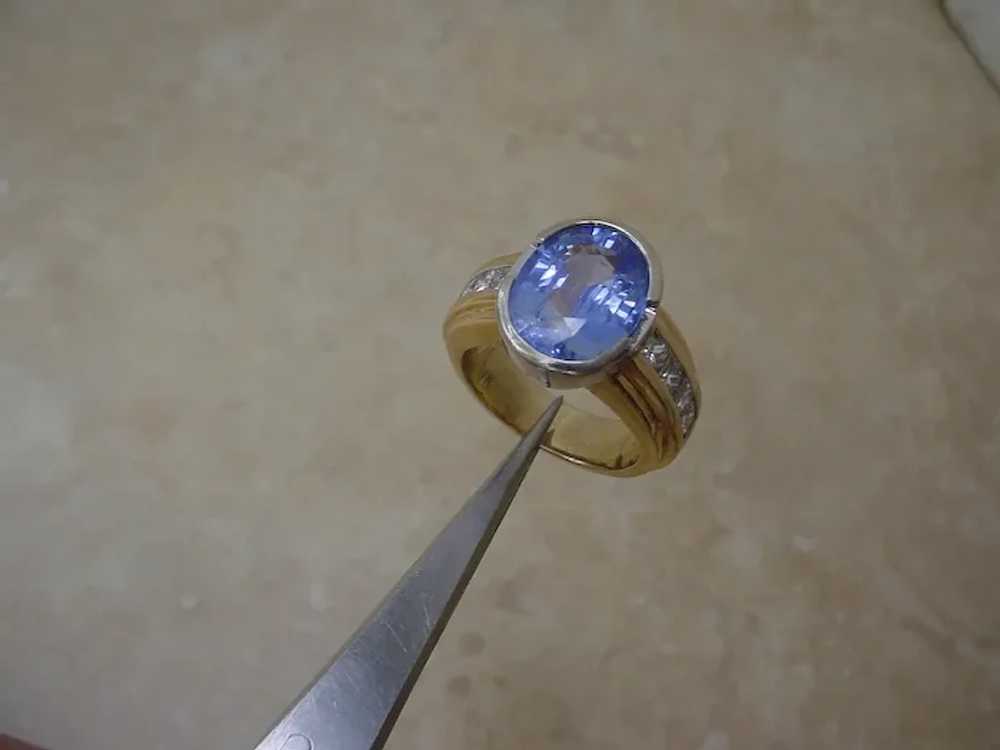 Outstanding 6.6 Carat Oval Madagascar Sapphire Ri… - image 2