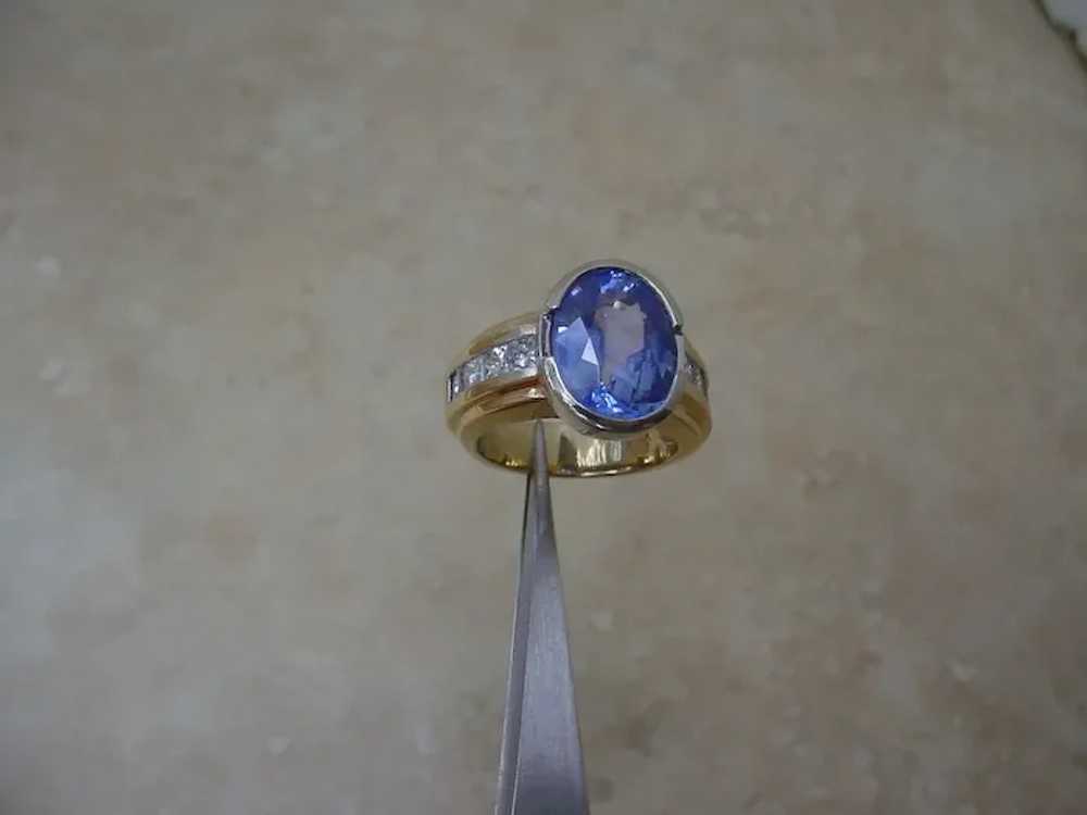 Outstanding 6.6 Carat Oval Madagascar Sapphire Ri… - image 4