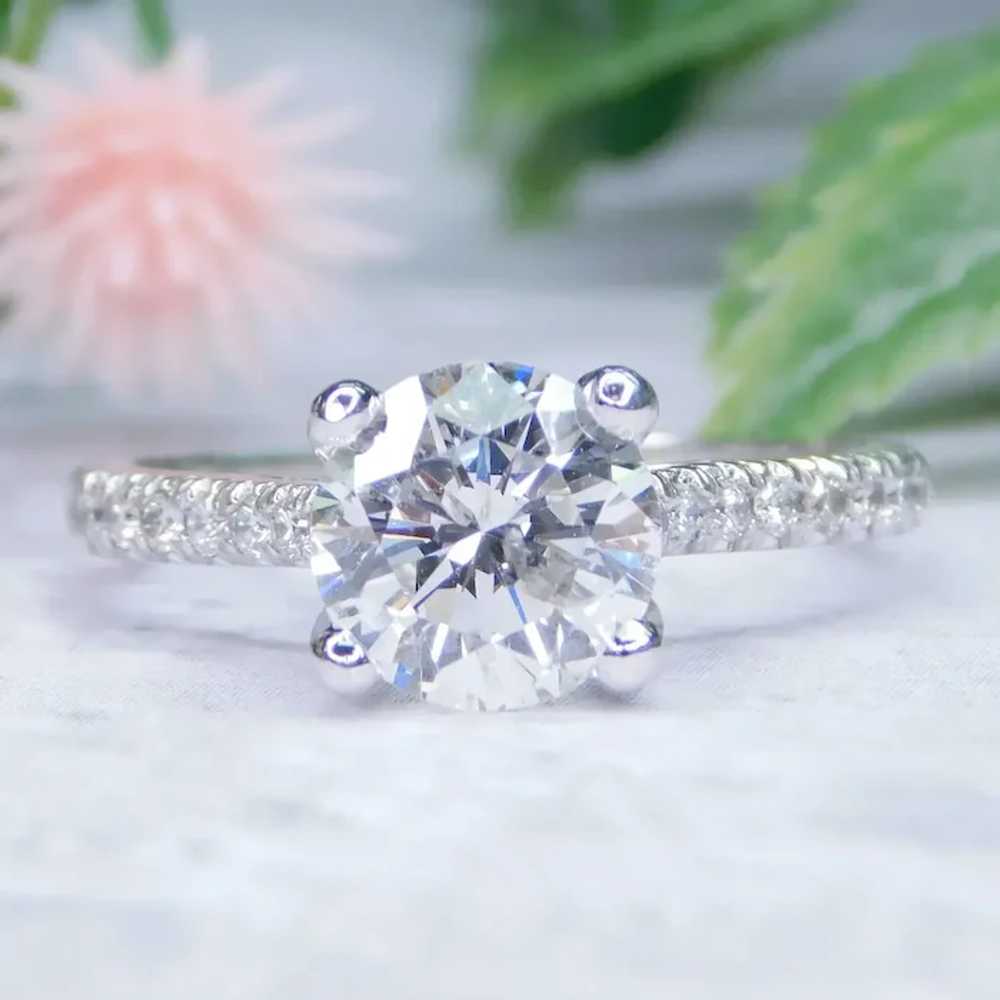 Veragio 1.78ctw Diamond Solitaire Engagement Ring… - image 2
