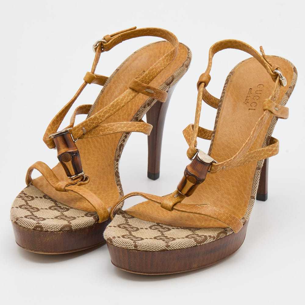 Gucci Leather sandal - image 2