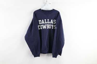 CustomCat Dallas Cowboys Vintage NFL Crewneck Sweatshirt/Royal / 3XL