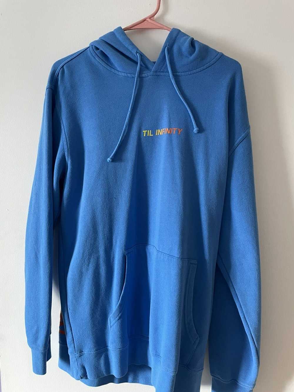 Mac Miller Mac Miller 92 Til Infinity Hoodie Blue Med… - Gem