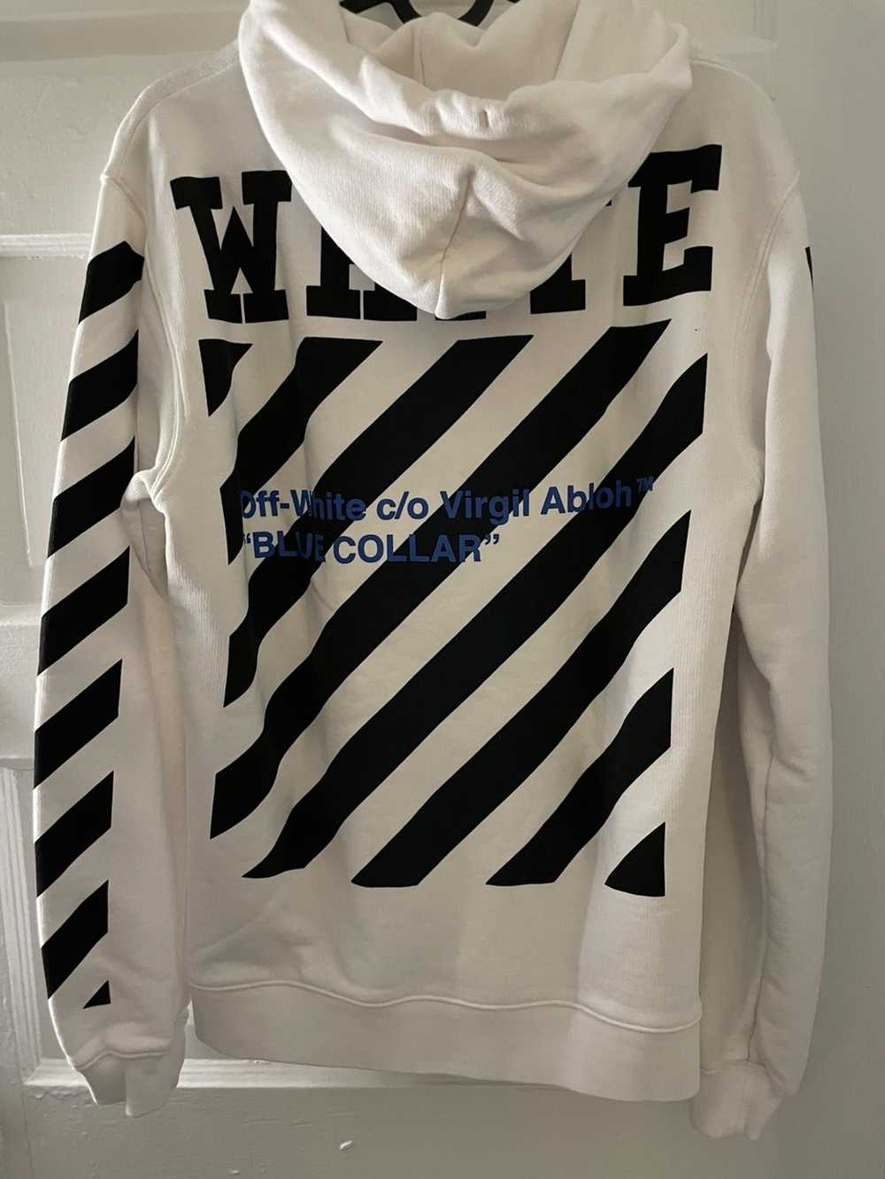 Off-White Off-White Blue Collar Hoodie - image 2