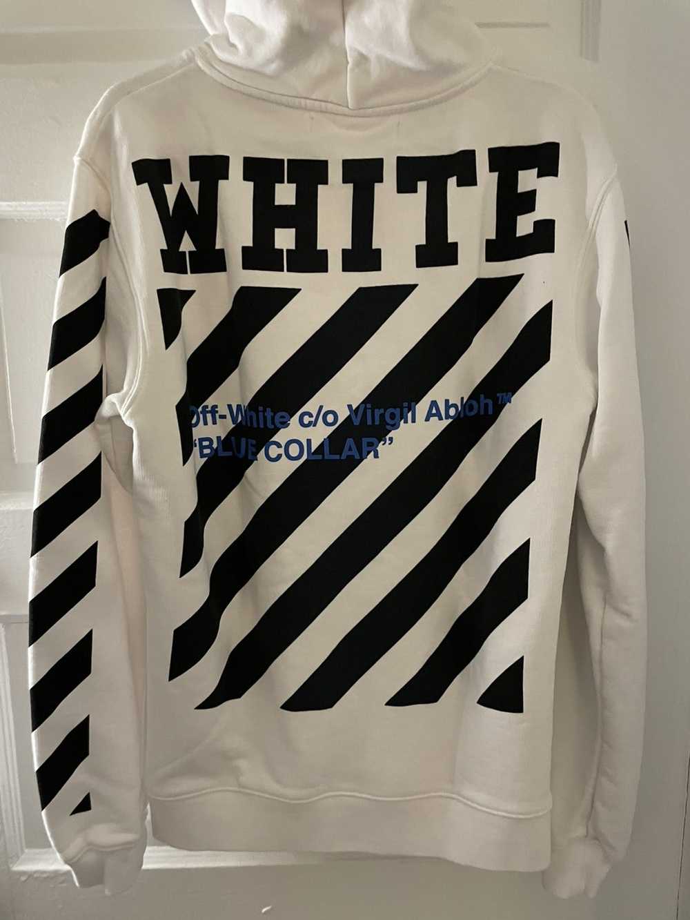 Off-White Off-White Blue Collar Hoodie - image 3