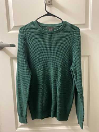 Massimo Dutti Extra fine cotton sweater green