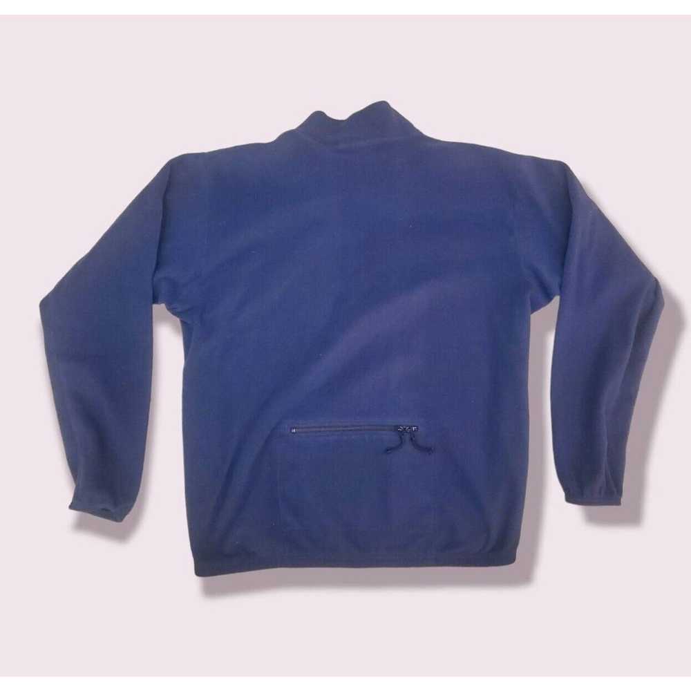 Rei REI Fleece Sweater Mens XL Blue Quarter Zip L… - image 4