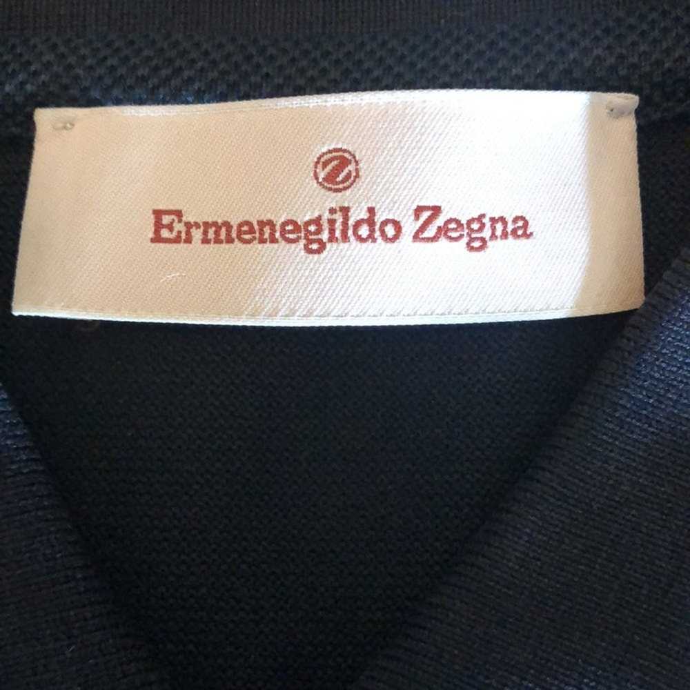 Ermenegildo Zegna Zegna Silk Polo Shirt - image 2