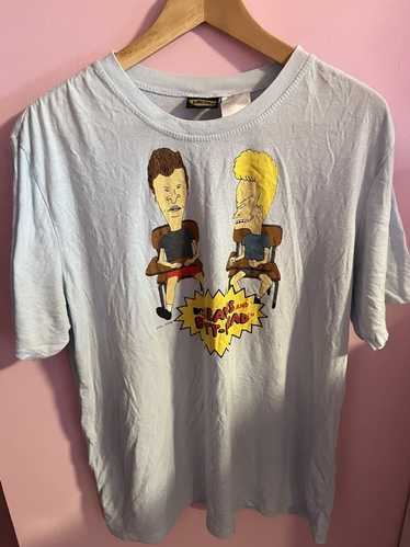 Beavis and Butthead x Cincinnati Bengals World T-Shirt from Homage. | Officially Licensed Vintage NFL Apparel from Homage Pro Shop.