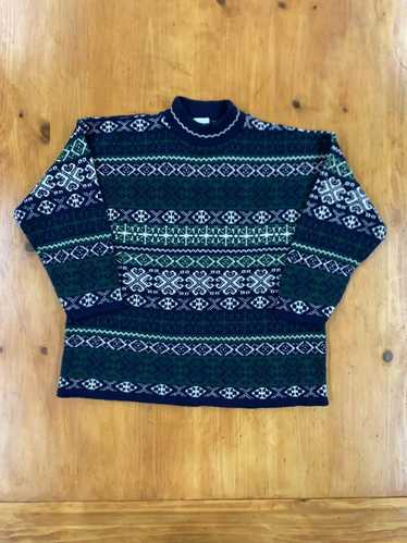 Coloured Cable Knit Sweater × Vintage Vintage Spun