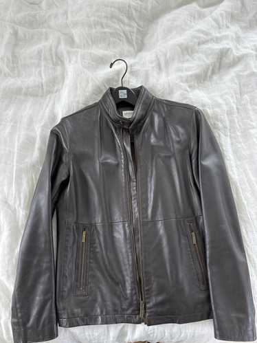 Armani Collezioni Armani leather motorcycle jacket