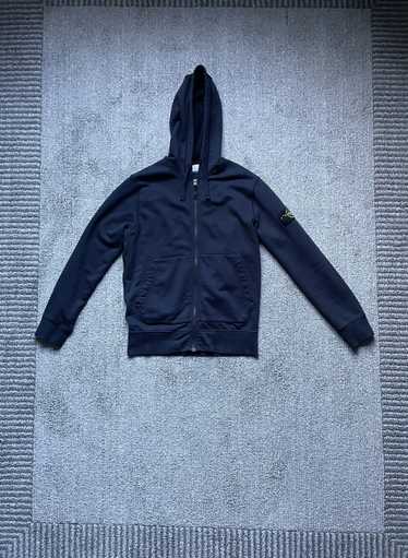 Stone Island navy fleece hoodie