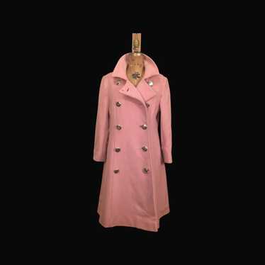 Vintage Vintage 60’s Pink Lilli Ann Wool Mod Doub… - image 1