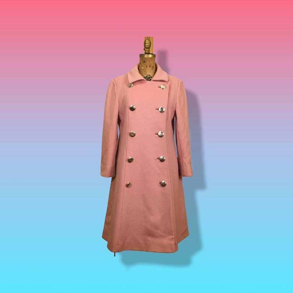 Vintage Vintage 60’s Pink Lilli Ann Wool Mod Doub… - image 4