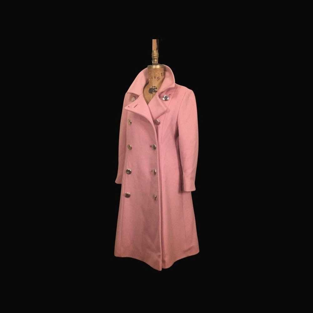 Vintage Vintage 60’s Pink Lilli Ann Wool Mod Doub… - image 5