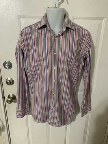 Etro Striped Cotton Dress shirt 15.5 x 34