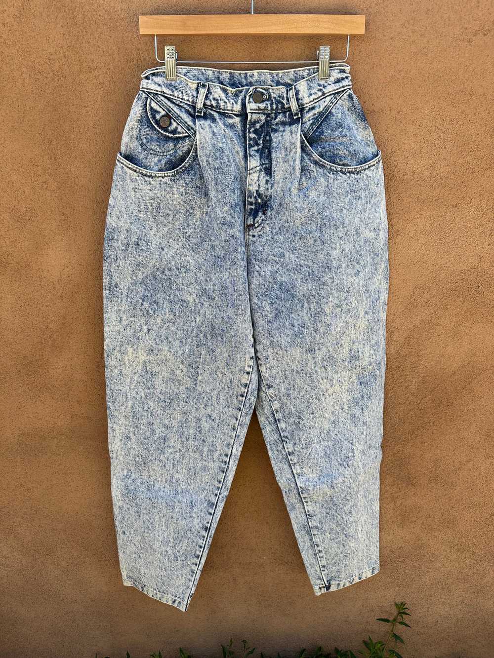 Acid Wash Lee Jeans, Size: 12 - image 1