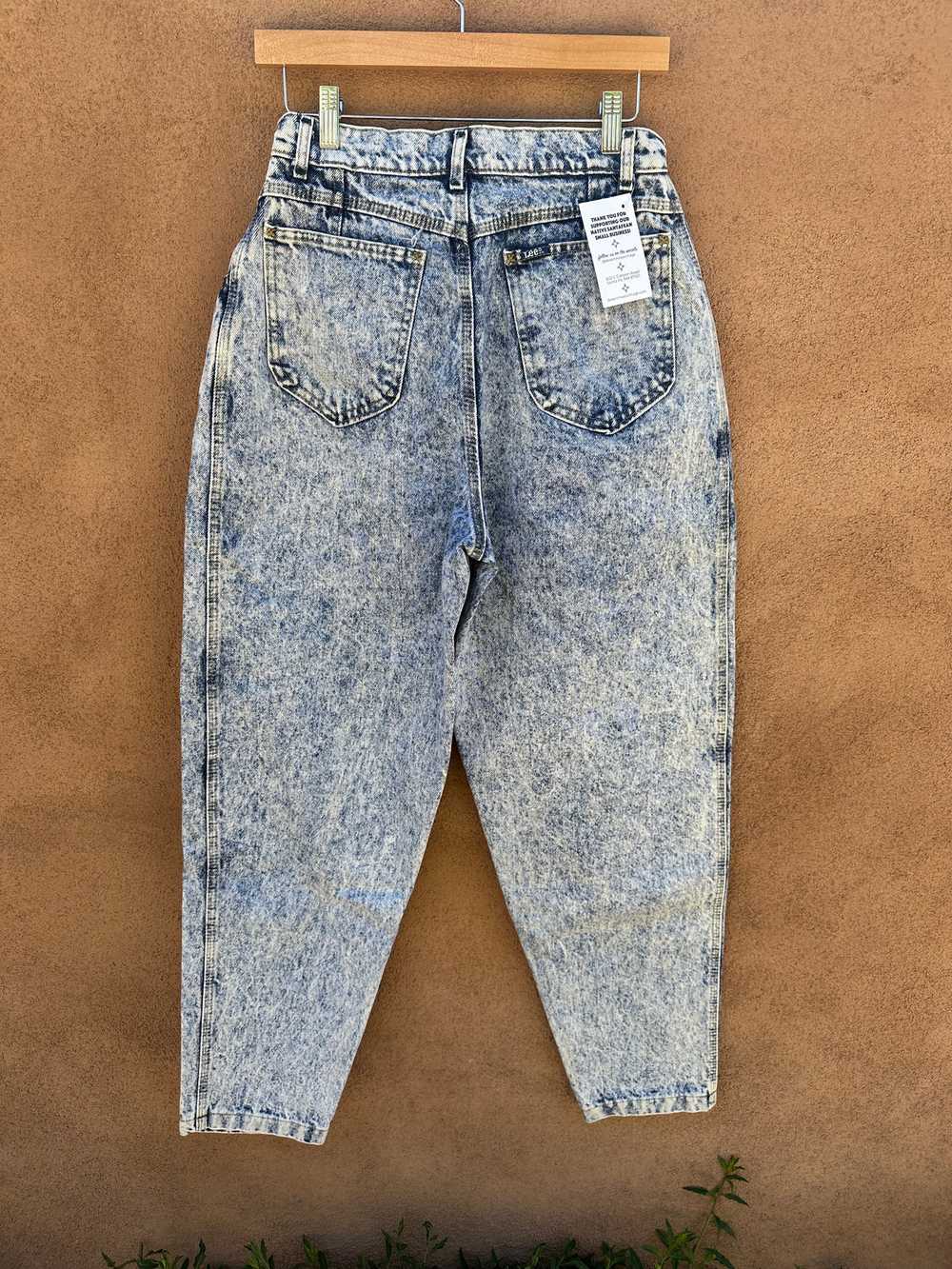 Acid Wash Lee Jeans, Size: 12 - image 3