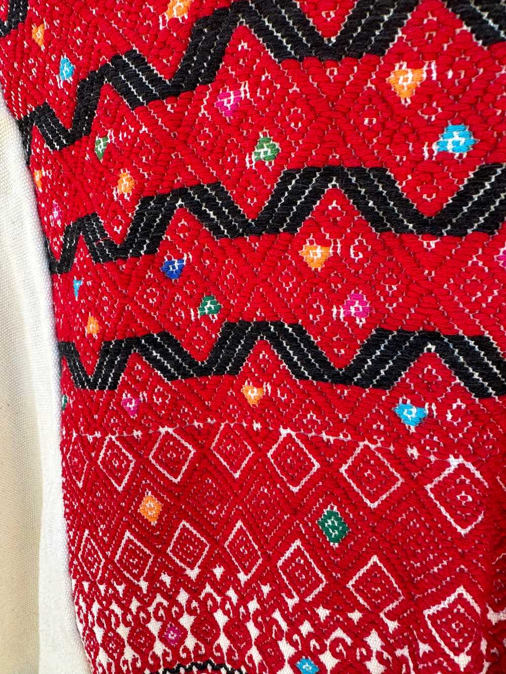 Embroidered Mexican Huipil - image 2