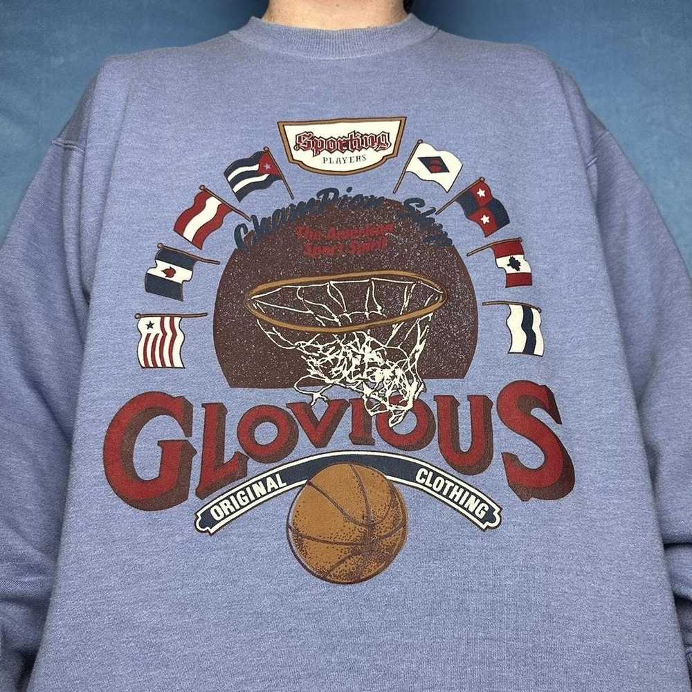 Hanes × Vintage vintage sports art sweatshirt - image 1