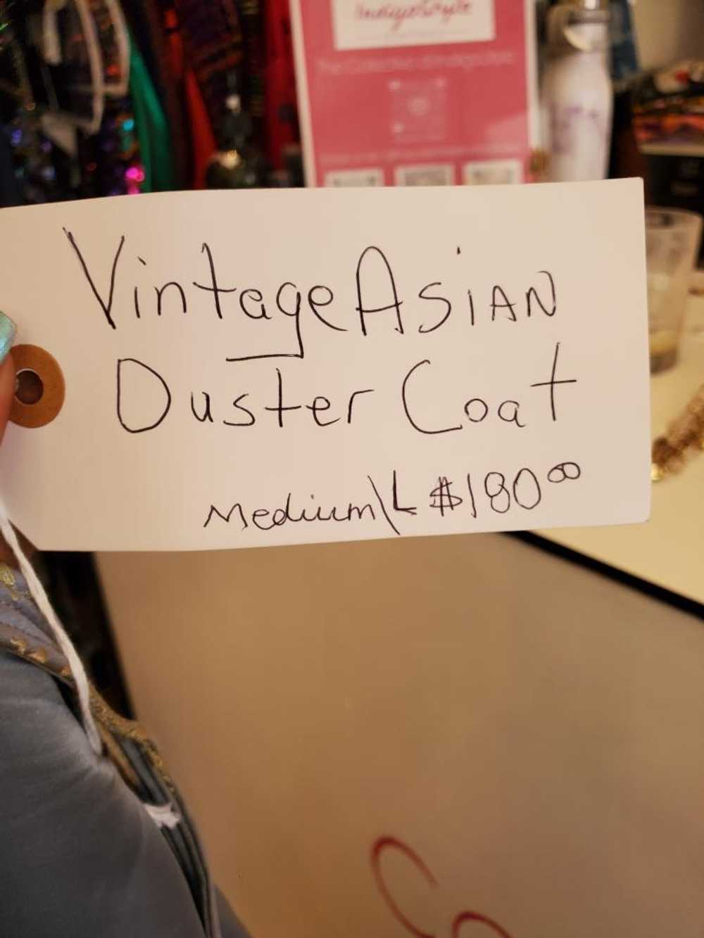 Vintage Asian Duster Coat - image 6