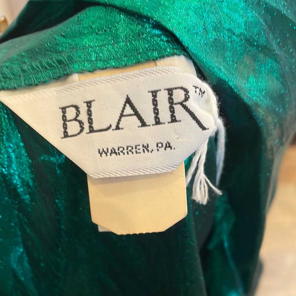 Vintage Blair Green Iridescent Blouse - image 3