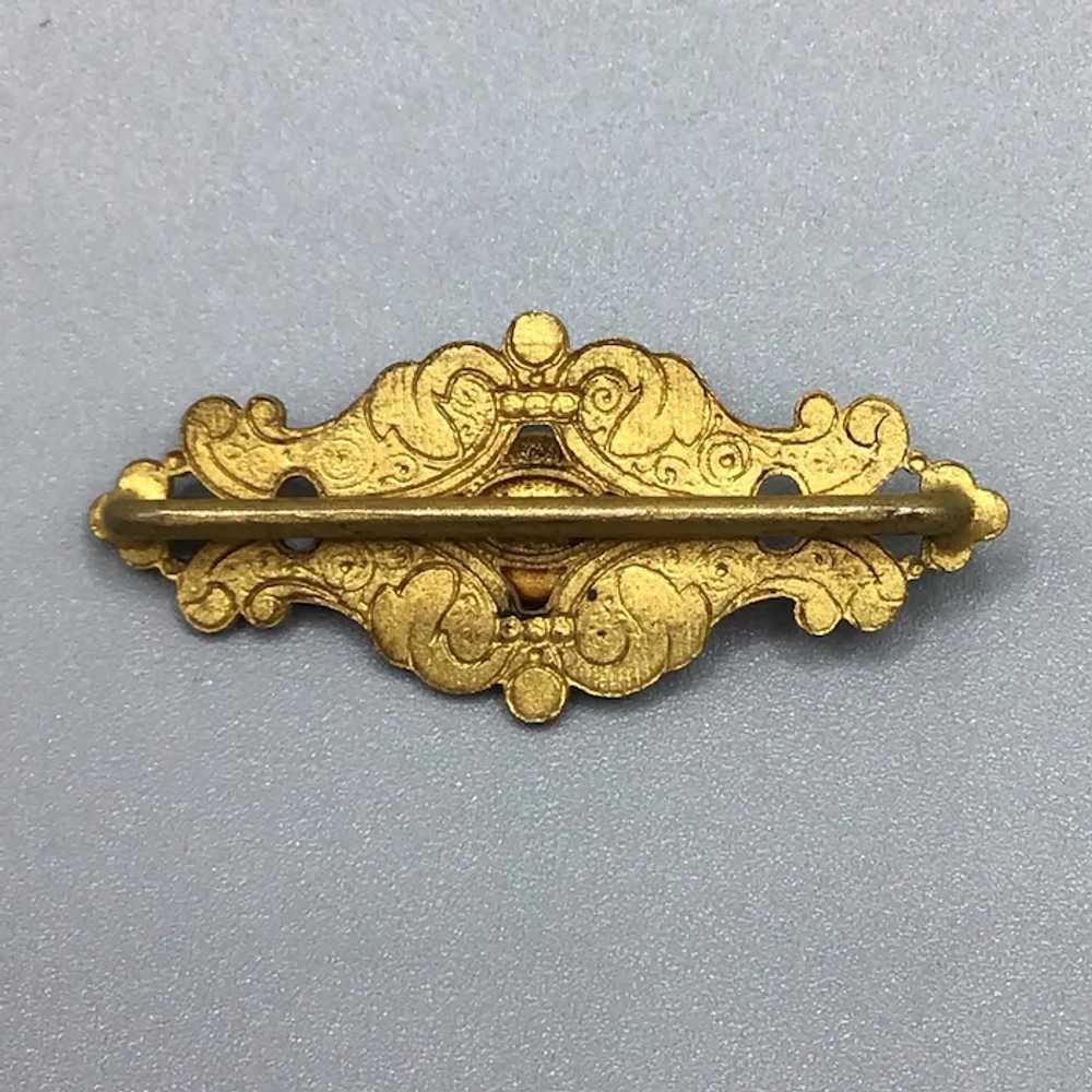 Vintage Belt Sliding Adornment Enamel Antique Acc… - image 9