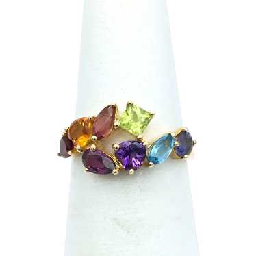 14K Multistone Ring