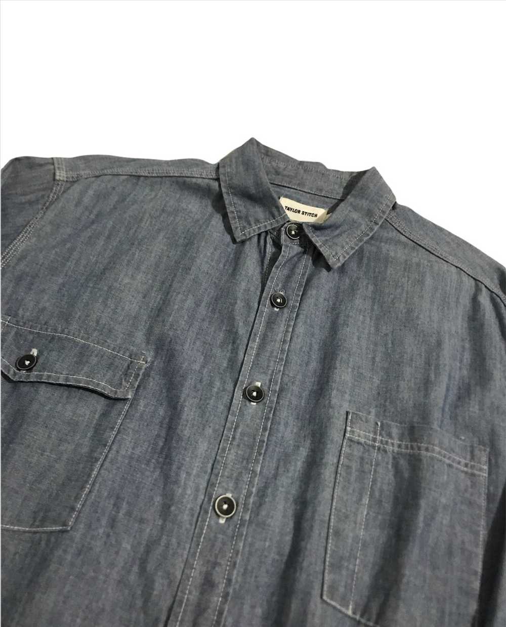 Taylor Stitch Taylor Stitch Long Shirt Denim - image 2