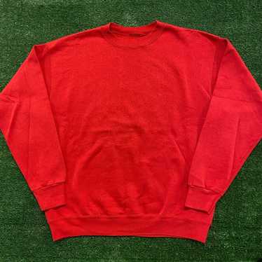 Fruit Of The Loom × Made In Usa × Vintage Red Bas… - image 1